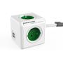 Allocacoc PowerCube Extended USB Green 1.5m Cable (FR)