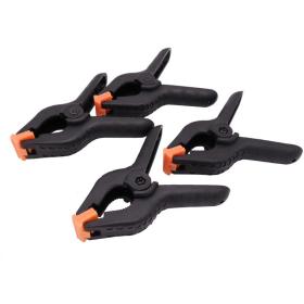 Caruba Background Clamp Black/Orange Large (4 Pieces)