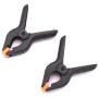 Caruba Background Clamp Black/Orange Large (2 Pieces)