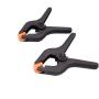 Caruba Background Clamp Black/Orange Small (2 Pieces)