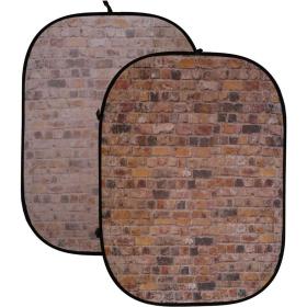 Caruba Foldable Background 150x200cm Red Stone