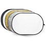 Caruba 5 In 1 Gold Silver BK/WH Translucent 150x200cm