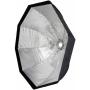 Caruba Quick Assembly Matte Silver Round Softbox 120cm