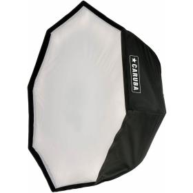 Caruba Quick Assembly Matte Silver Round Softbox 95cm