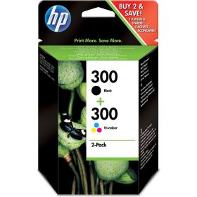 HP 300 4-COLOUR SC 2X 4ml Black Colour 2-pack CN637EE