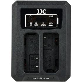 JJC DCH-ENEL14A USB Dual Charger (EN-EL14/EN-EL14A)