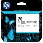 HP 70 Druckkopf C9407A Schwarz Photo Und Grau Hell