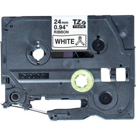 Brother P-Touch 24mm Withe/Black Ribbon