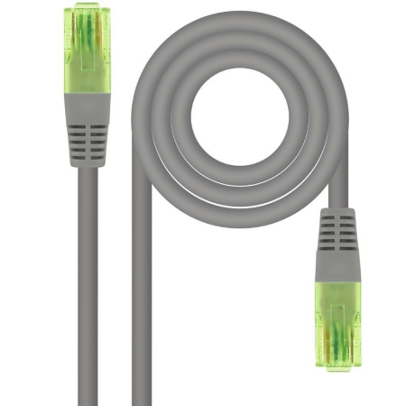 Cable de Red RJ45 UTP Nanocable 10.20.1415 Cat.6/ 15m/ Gris