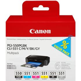 Canon PGI-550/CLI-551 Ink Cartridge Black And Five Colours