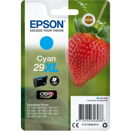 Epson 29XL Cyan Fraise Claria T29924012