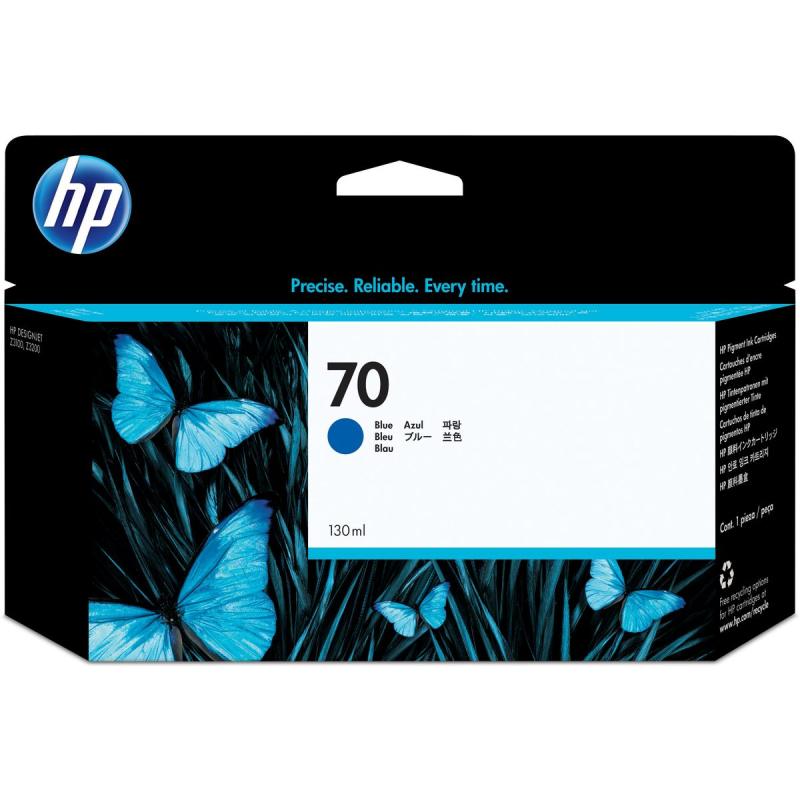 HP 70/C9458A Tintenpatrone Blau-Vivera