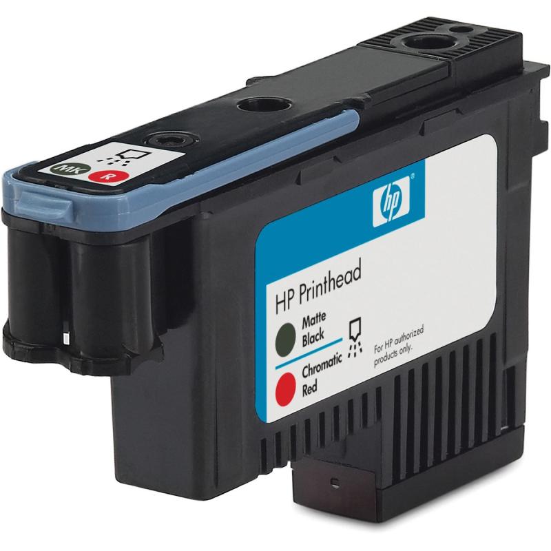 HP 73 Druckkopf CD949A Schwarz Matt Und Chromatisches Rot