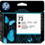 HP 73 Druckkopf CD949A Schwarz Matt Und Chromatisches Rot