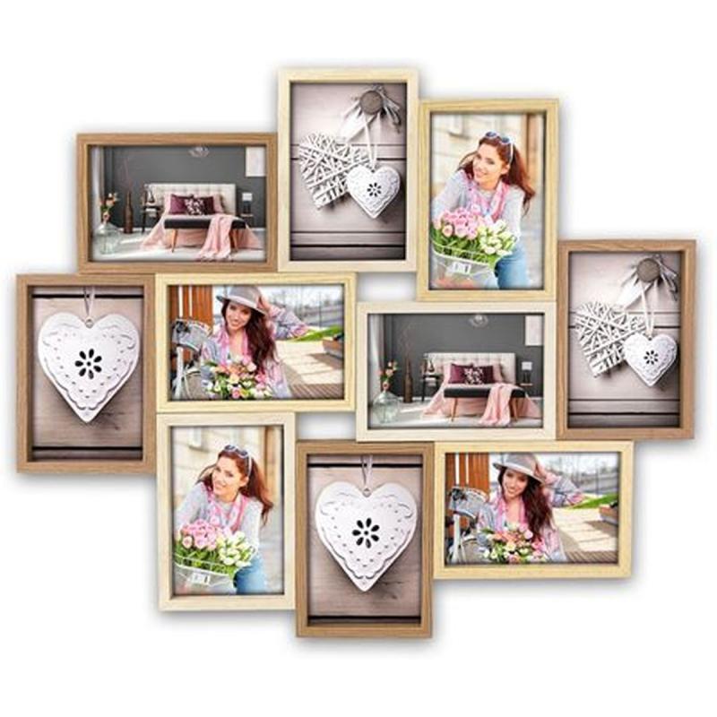 Zep Wooden Collage Photo Frame TY091 Montreaux For 10 Photos