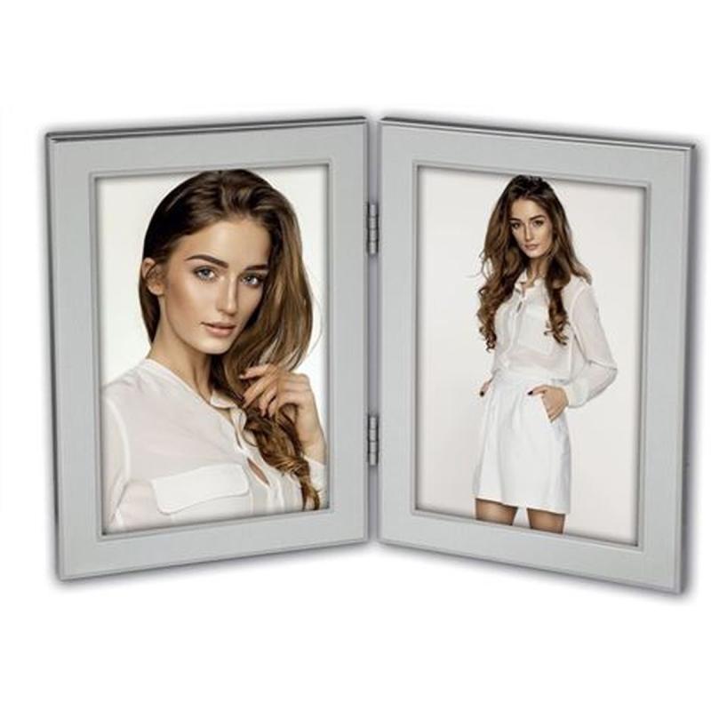 Zep Fotolijst S4024 Olimpia Silver Double 2x10x15cm