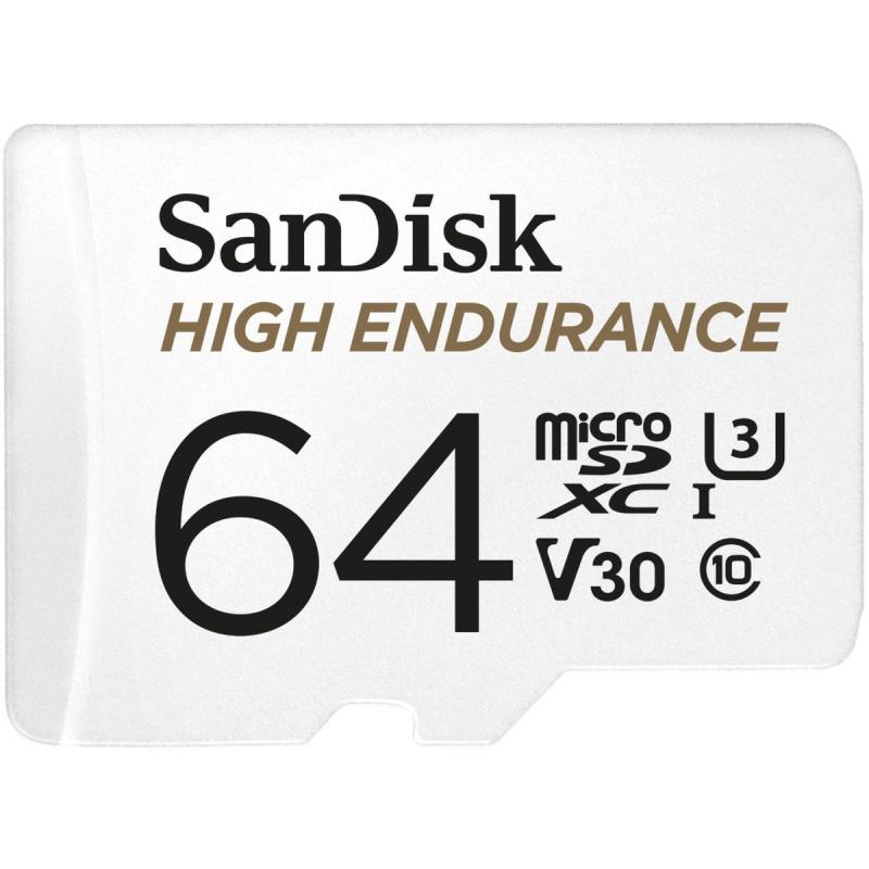 SanDisk MicroSDHC Dashcam &amp;amp; Home Monitoring 64GB