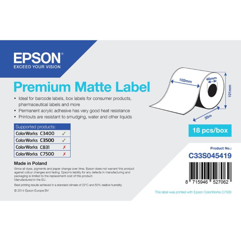 Epson 1ROLL Premium Matte Label Cont