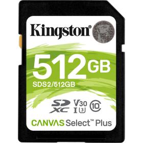 Kingston SDXC 512GB Video Class V30 UHS-I U3 CLASS10 UHS-I