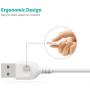 Ravpower Micro USB Cable SYNC And Charge 0.9m White