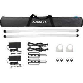 Nanlite Pavotube II 30X Dual Kit (w/ Battery)