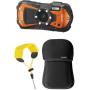 Ricoh WG-80 Orange KIT + Floating Strap + Neoprene Case