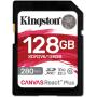 Kingston 128GB SDXC Canvas React Plus U3 UHS-II