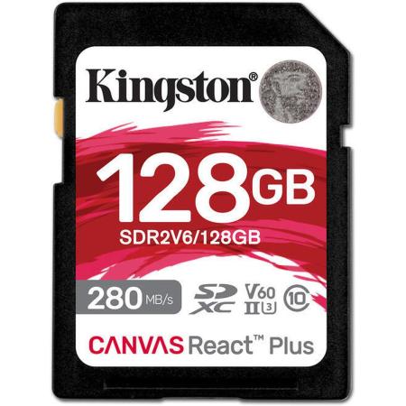 Kingston 128GB SDXC Canvas React Plus U3 UHS-II