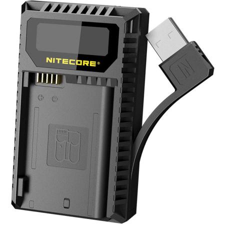 Nitecore UNK2 Compacte Double Charger For Nikon EN-EL15 + USB