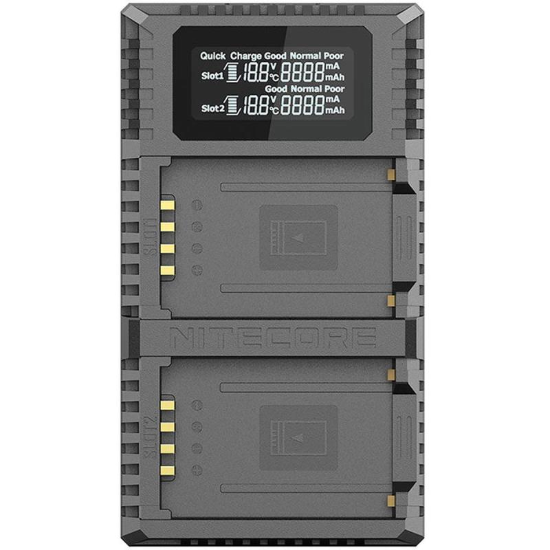 Nitecore FX2 Pro Double Charger For Fujifilm NP-T125