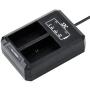 JJC DCH-LPE6 USB Dual Battery Charger (For LP-E6 / LP-E6N)