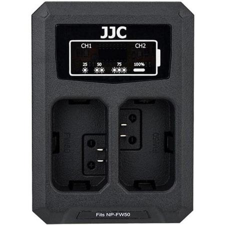 JJC DCH-NPFW50 USB Dual Battery Charger (For Sony NP-FW50)