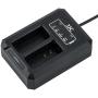 JJC DCH-BLN1 USB Dual Battery Charger (For Olympus BLN-1)