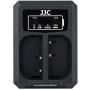 JJC DCH-BLF19E USB Dual Batt.charger (DMW-BLF19/Sigma BP-61)