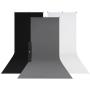 Westcott X-Drop 3-pack Sweep Backdrop Kit (5&amp;#039; X 12&amp;#039;)