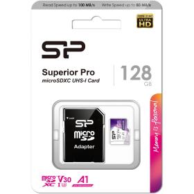 Silicon Power MicroSDXC Superior Pro UHS-1 U3 A1 V30 128GB