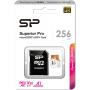 Silicon Power MicroSDXC Superior Pro UHS-1 U3 A1 V30 256GB