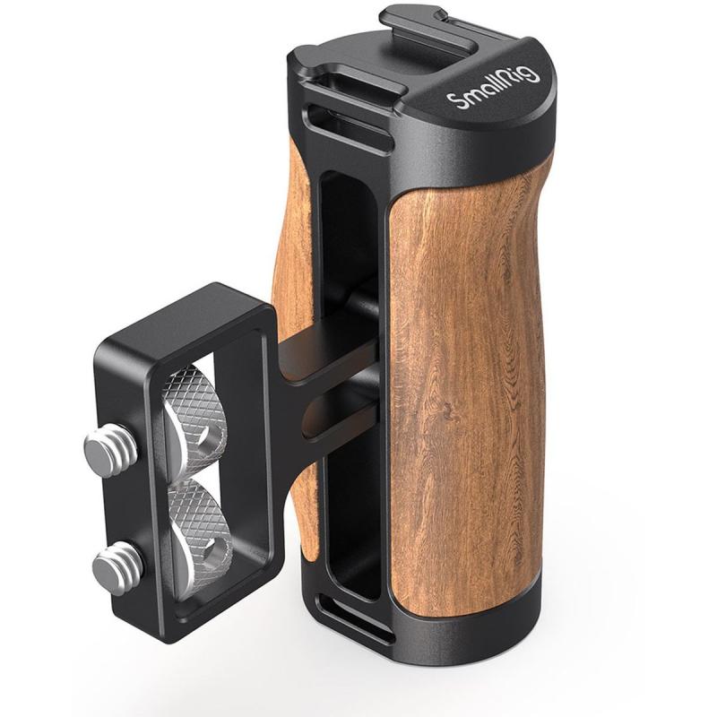 SmallRig 2913 Wooden Mini Side Handle (1/4&amp;quot;-20 Screws)