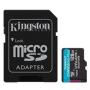 Kingston MicroSDXC 128GB A2 Video Class V30 UHS-I U3 w/ Adap