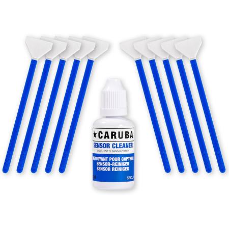 Caruba FullFrame Cleaning Swab Kit 10 Swabs 24MM+FLUID 30ml