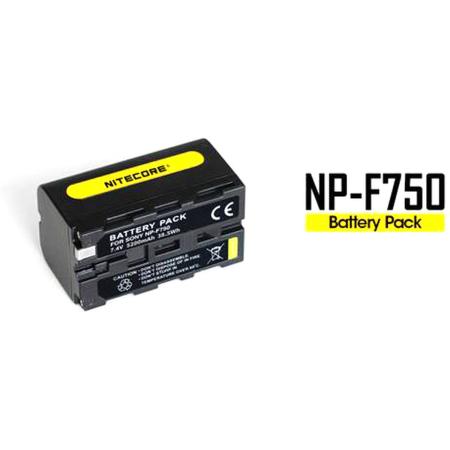 Nitecore NP-F750 Battery Pack 5200mAh 38.5WH