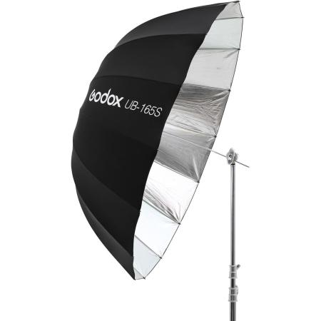 Godox 165cm Parabolic Umbrella Black&amp;amp;silver