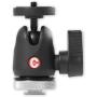 Caruba Centre Ball Head w/ Cold Shoe Mount