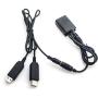 Caruba NP-FW50 Full Decoding Dummy Battery + Dual USB Cable