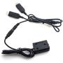 Caruba NP-FW50 Full Decoding Dummy Battery + Dual USB Cable