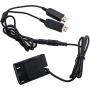 Caruba LP-E6 Full Decoding Dummy Battery +5V 2A USB Cable