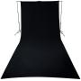 Westcott Wrinkle-Resistant Backdrop - Black (6.1 X 2.7)