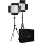 Nanlite 600-CSA Dual Kit (w/ Case &amp;amp; Light Stand)