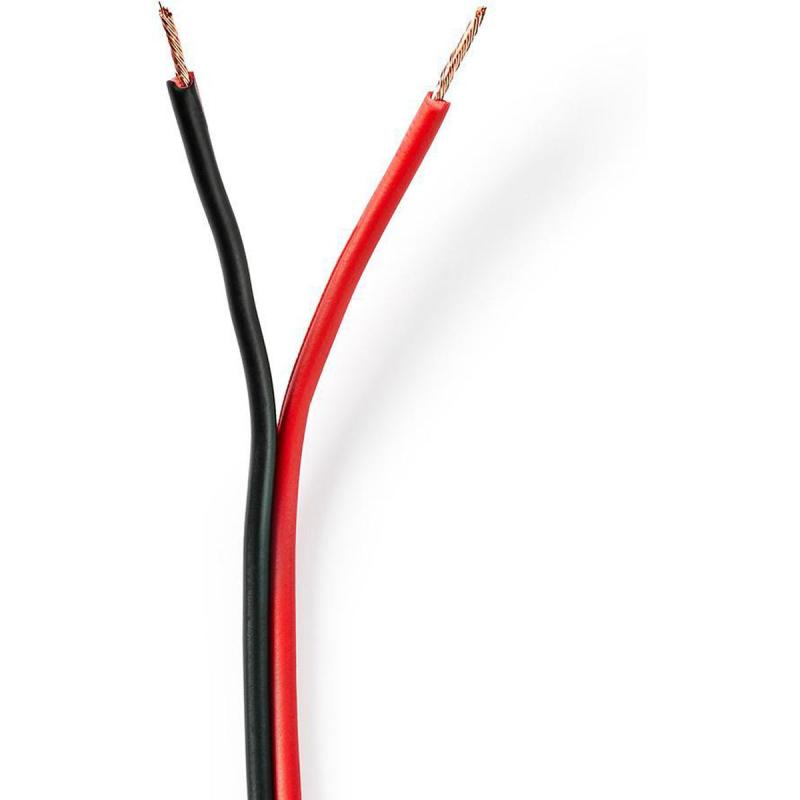 Nedis Speaker-Cable | 2X 0.75 mm² | Copper | 100.0m | Round