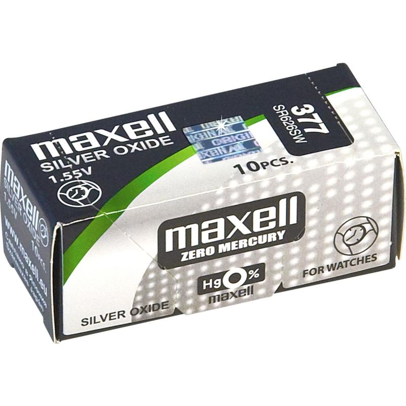Maxell Horloge batterij 395 - SR927SW - 1PC EU MF - Low Drai